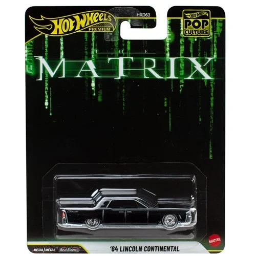 Mattel Hot Wheels Premium Pop Culture - Matrix - 64 Lincoln Continental