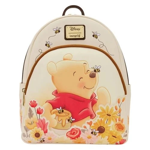 Winnie the Pooh Floral Bee Mid-Size Backpack PREORDER