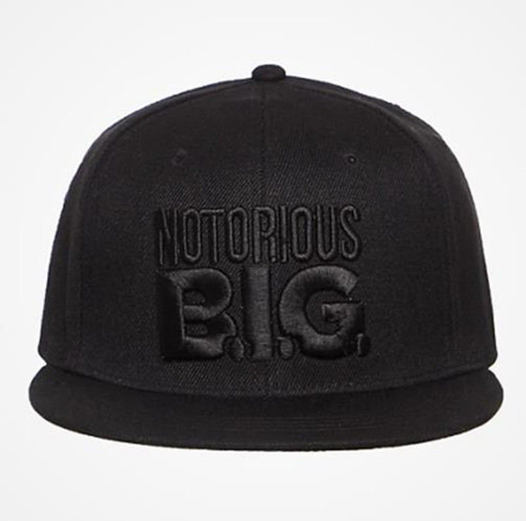 Biggie Smalls - Logo Snapback Cap - Black The Notorious BIG