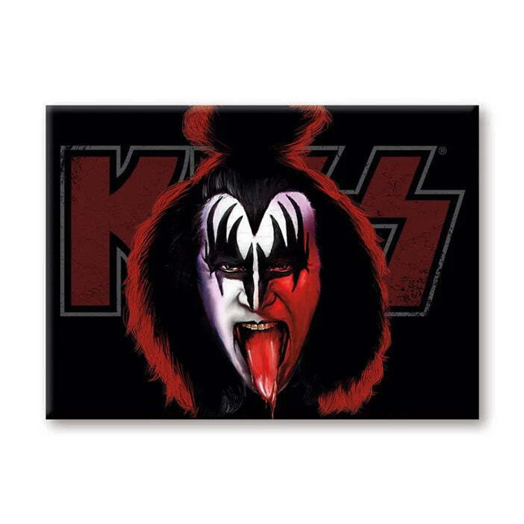 KISS The Demon in Red Flat Magnet