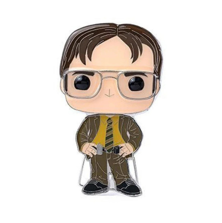 Funko The Office Dwight Schrute Enamel Pop! Pin #07- New!