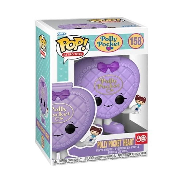 Polly Pocket Heart Purple Funko Pop! Vinyl Figure #158 In-Stock