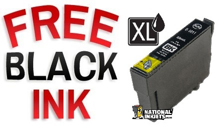 Free Black Ink Cartridge - With Epson Multipacks 