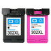 Compatible HP 302 (F6U68AE & F6U667AE) Black & Colour Twin Pack