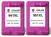 Compatible HP 901XL ( CC656A ) Colour Ink Cartridge (Twin Pack)