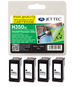 Compatible HP 350 XL ( CB336EE ) High Capacity Black Ink Cartridge  (Quad Pack)