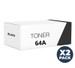 HP CC364A TWINPACK of Black Compatible Toner Cartridges