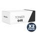 HP CC364X TWINPACK of Black Compatible Toner Cartridges