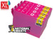 Compatible Epson 502XL High Capacity Magenta Ink Cartridge (4 pack)