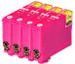 Compatible Epson 603XL Magenta Ink High Capacity Cartridge (4 pack)