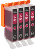 Compatible Canon CLI-521 Magenta Ink (4 pack)