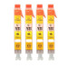 Compatible Canon CLI-571 Yellow (4 pack)