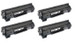 HP CB435A Black Compatible Toner Cartridge (Quad Pack)