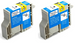 Compatible Epson T0321 Black Ink Cartridge (Twin Pack)