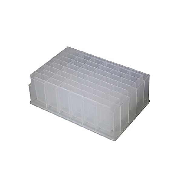 Storage and Collection Plates, 48-Well Plate, Clear, Square Well, V-Bottom, 50/case
