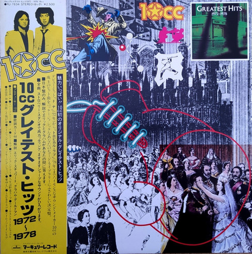 10cc ‎– Greatest Hits 1972-1978 (Japan)