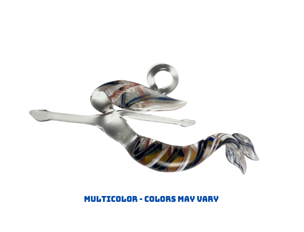 Glass Mermaid Ornament - VisitNorfolk Mermaid Market