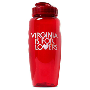 VA Lovers Water Bottle - Red VA Lovers Water Bottle - Red