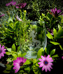 Norfolk Mermaid Wine Glass Norfolk Mermaid Wine Glass