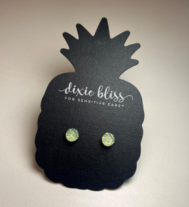 Micro Earrings - Sea Foam Green Micro Earrings - Sea Foam Green