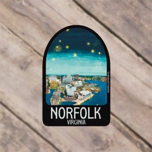 Norfolk Virginia Sticker Norfolk Virginia Sticker