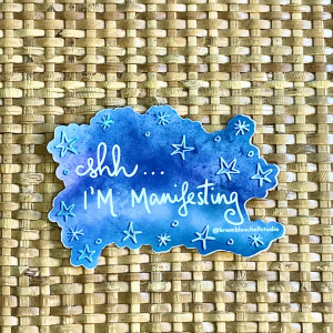 Manifesting Sticker Manifesting Sticker