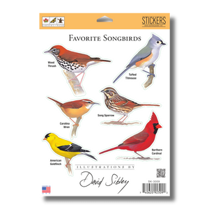 Songbirds Sticker Assortment Songbirds Sticker Assortment