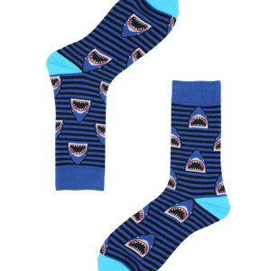 Striped Shark Socks