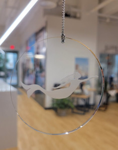 Round Mermaid Ornament 