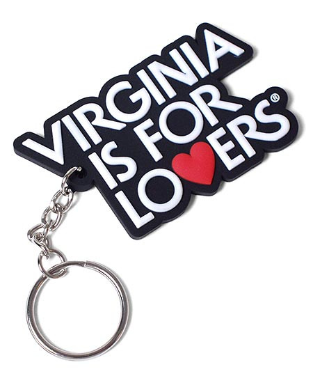 VA Lovers Keychain Rubber
