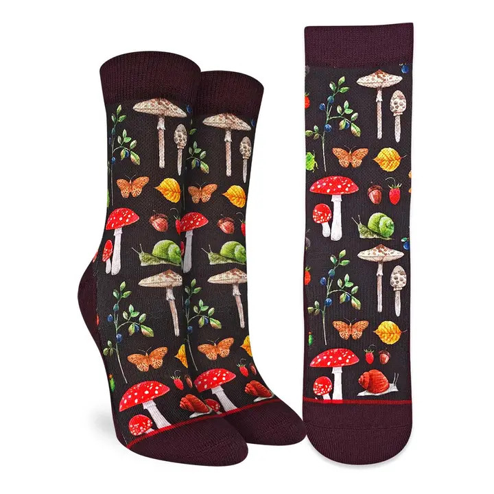 Mushrooms and Snails Socks