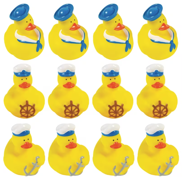 Small Nautical Rubber Duck