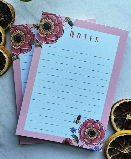 Spring Theme Notepad