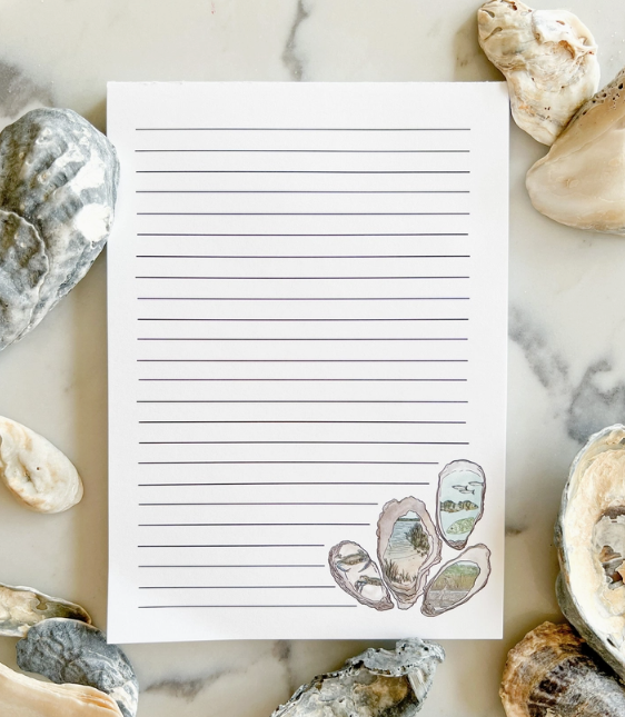 Chesapeake Bay Oyster Notepad