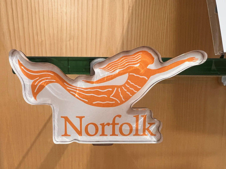 Orange Norfolk Mermaid Magnet