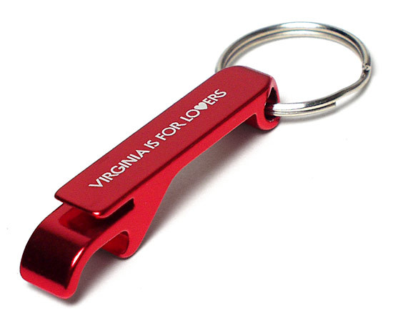 VA Lovers Bottle Opener Keychain
