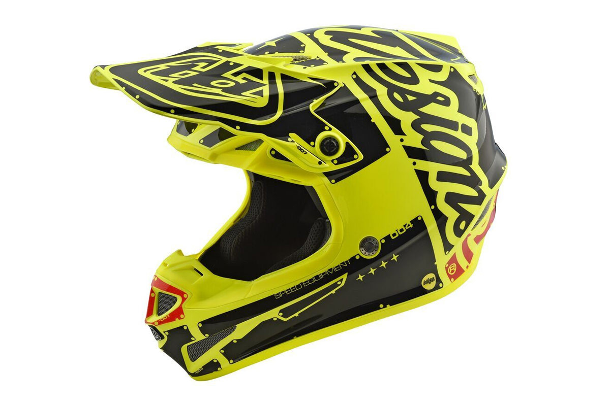TROY LEE YOUTH SE4 FACTORY HELMET
