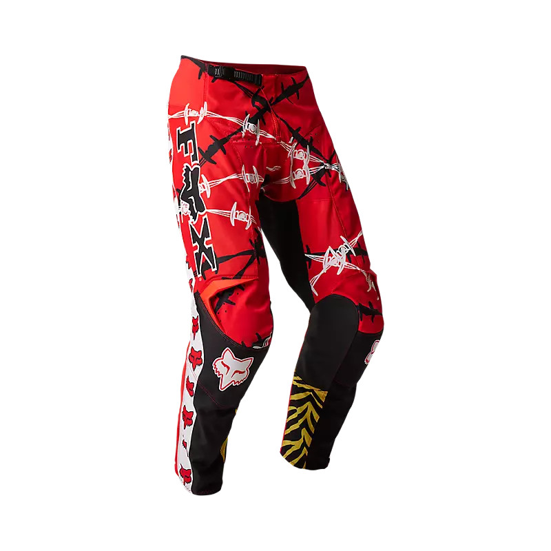FOX 180 BARBED WIRE SPECIAL EDITION PANTS - FLO RED