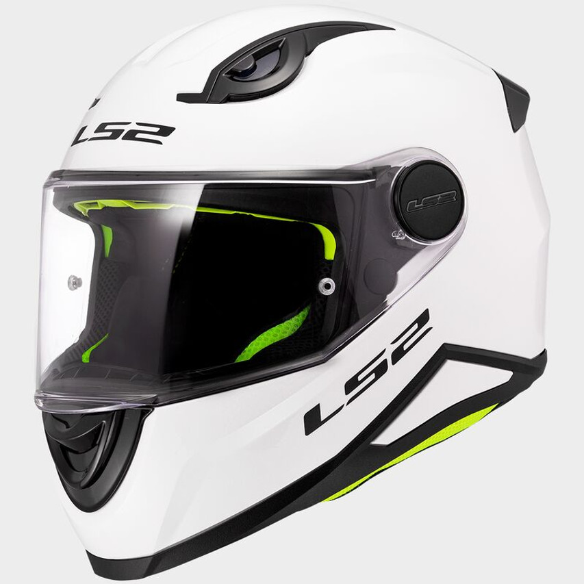 LS2 FF812 KID SOLID WHITE HELMET