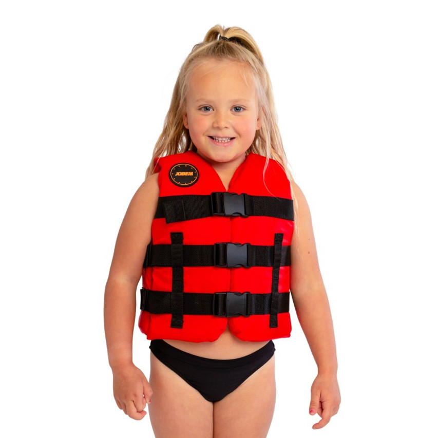 JOBE NYLON LIFE VEST KID RED
