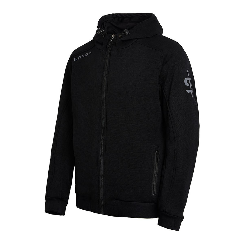 SPADA BLADE ZIP CE HOODIE BLACK