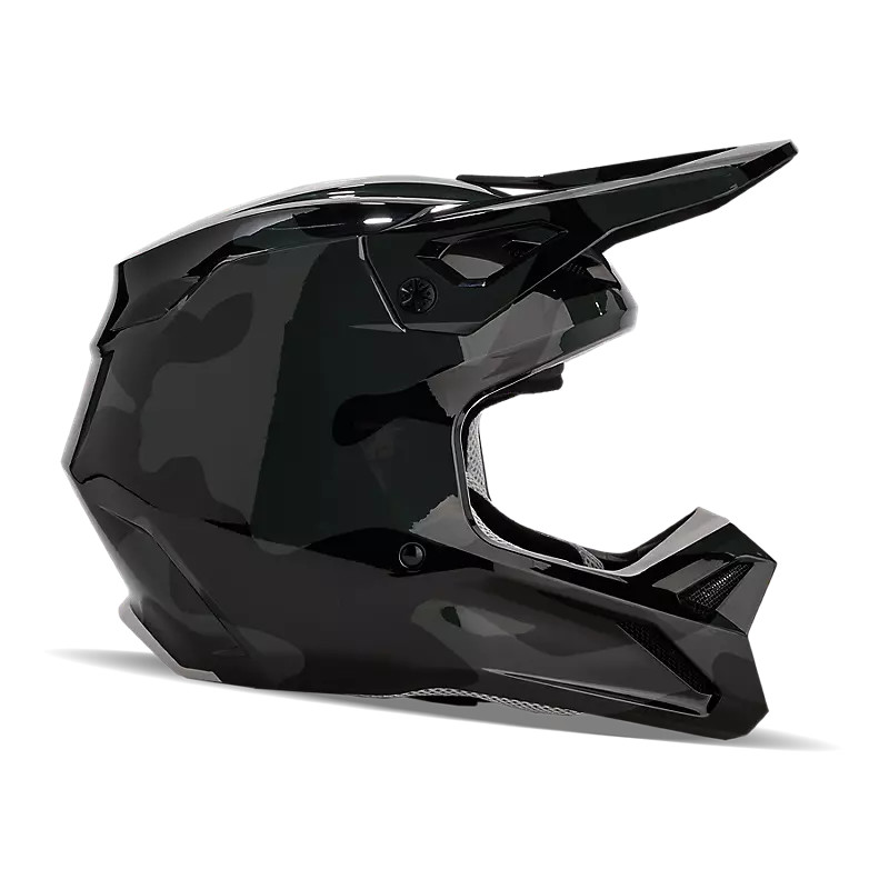 FOX V1 BNKR HELMET BLACK CAM