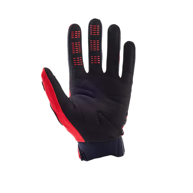 FOX ADULT DIRTPAW GLOVES FLO RED