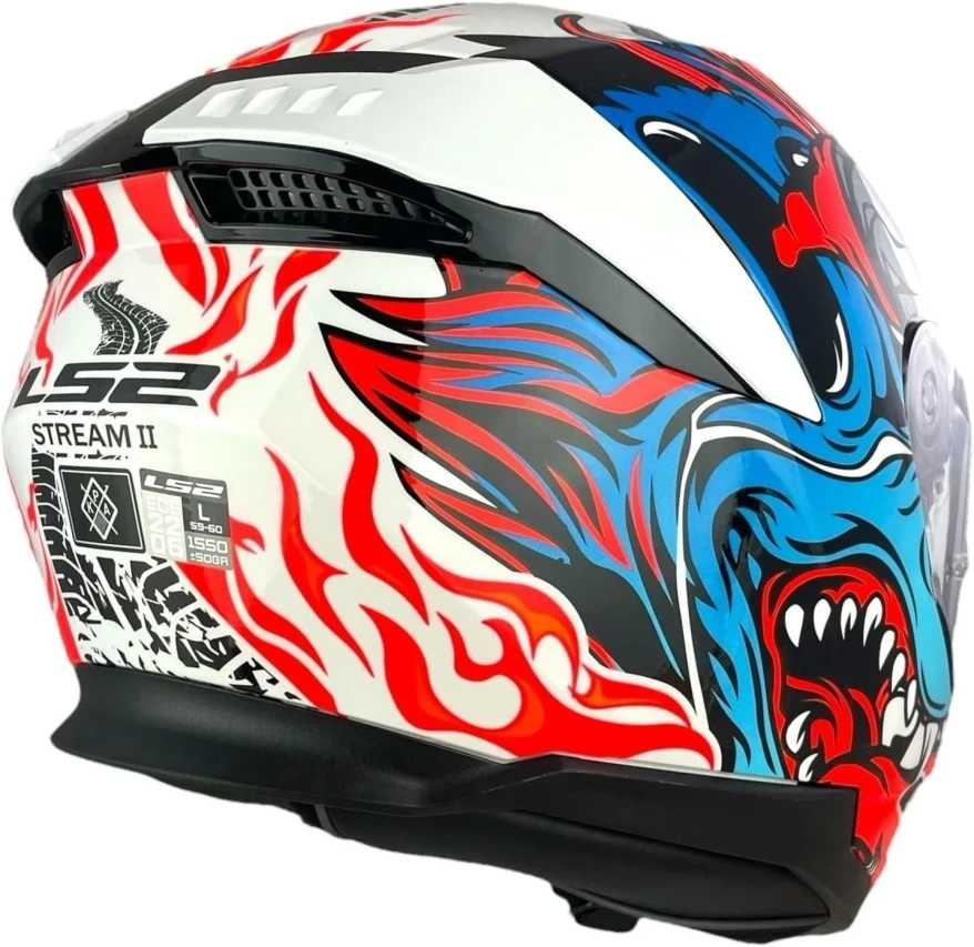LS2 STREAM II INFERNO HELMET