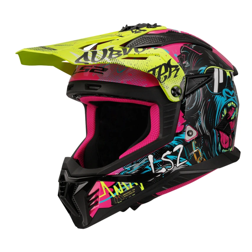 LS2 MX437 FAST II MINI GORILLA HELMET