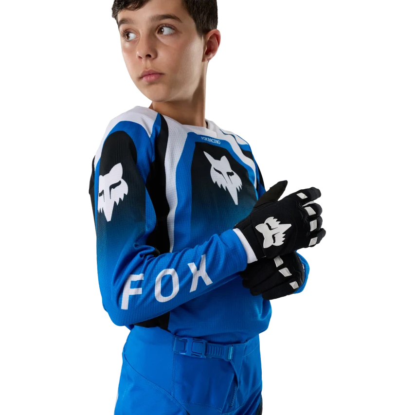 FOX YOUTH 180 FRAME JERSEY BLUE