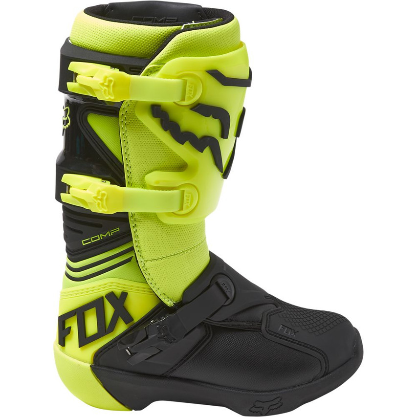 FOX YOUTH COMP BOOT FLO YELLOW