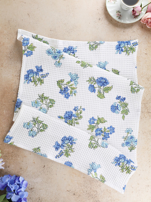 Pushkar Tea Towel Set of 2 - White