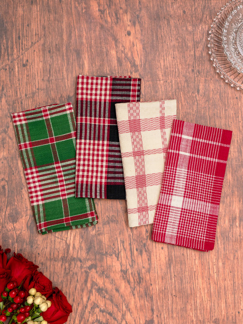 Holly Mix Napkin Set of 4 - Multi