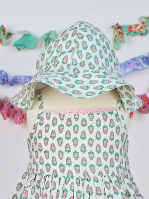 San Remo Baby Sunhat - White